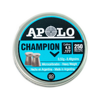 Пули APOLO "Champion", для винт., 4.5 0,55 гр. (250 шт.)