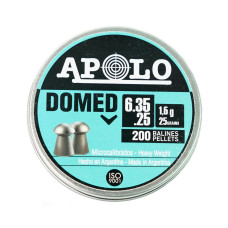 Пули APOLO "Domed", для винт., 6.35 1.6 гр. (200 шт.)