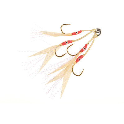 Крючки Double Assist Hook ASARI Flash Fly M #04 (set-2pcs)